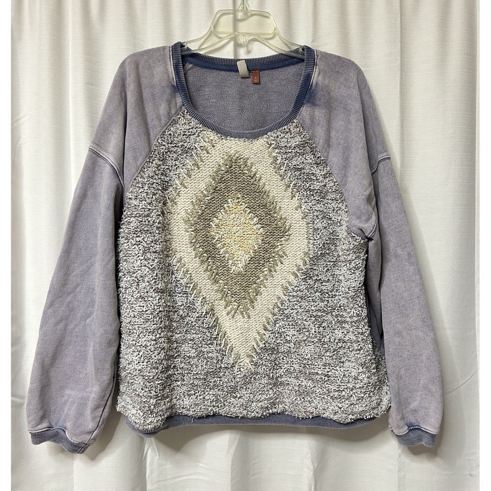 Anthropologie Pilcro Anabel Woven Sweatshirt XS/Small
